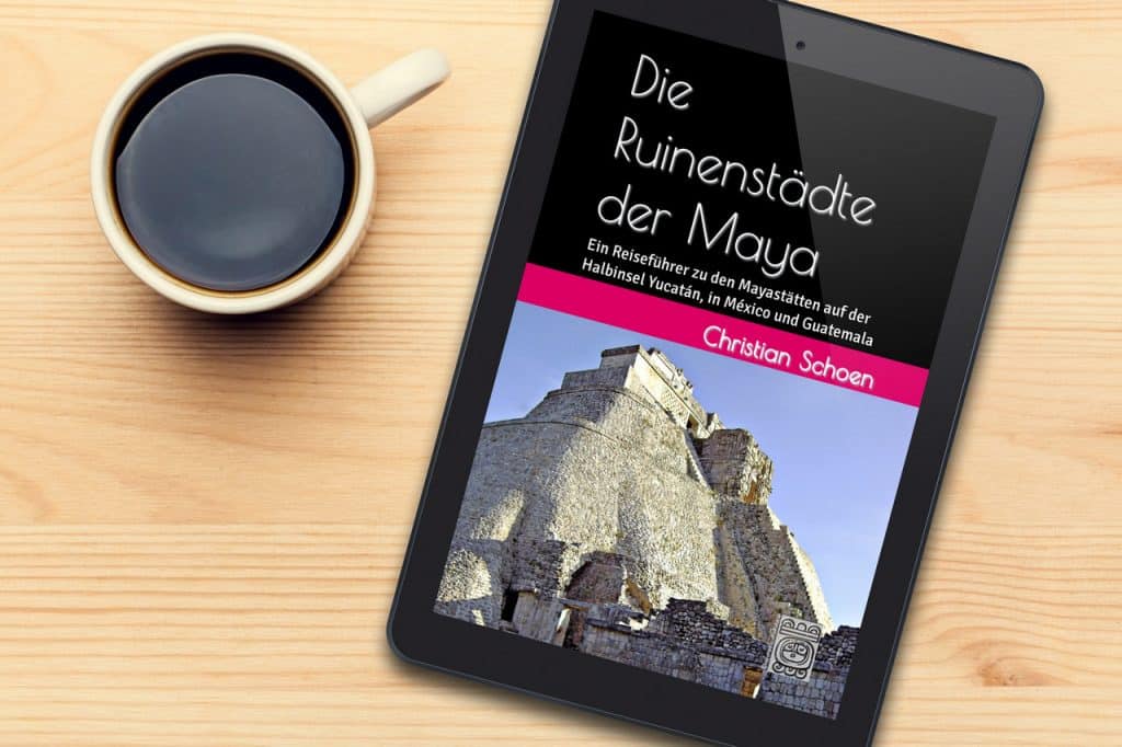 3D-eBook-Cover in ein Tablet projiziert